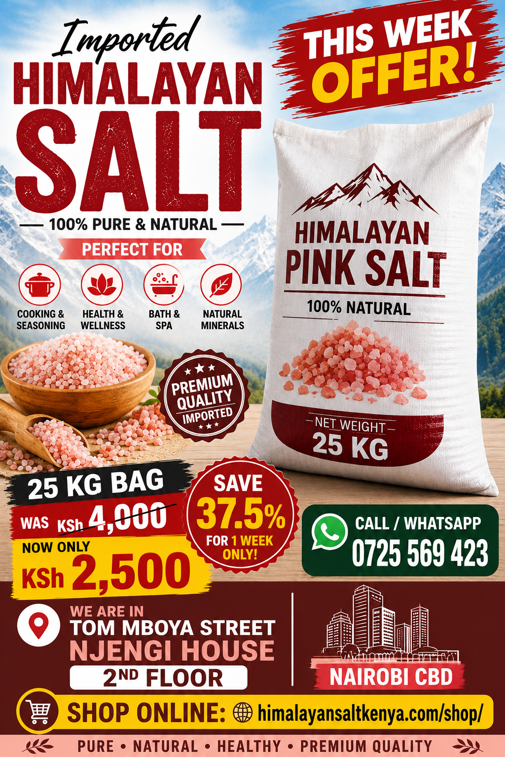 Limited-Time Discount Himalayan salt